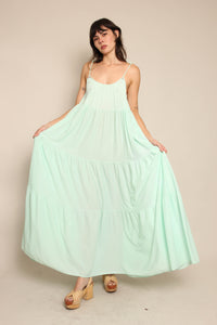 70s Mint Trapeze Nightgown