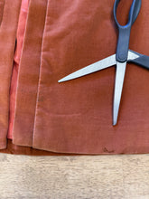 60s Rust Velvet Duster
