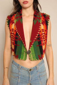40s Southwestern Wool Vest