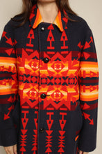 1980s Pendleton Southwestern Wool Button Up Jacket Made In The USA