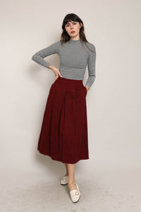 80s Woolrich Gingham Skirt