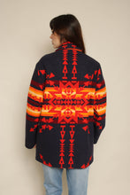 1980s Pendleton Southwestern Wool Button Up Jacket Made In The USA