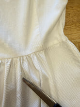 60s White Cotton Dress