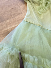 50s Emma Domb Mint Green Party Dress