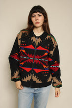 1990s Pendleton Southwestern Wool Zip Up Jacket Made In The USA