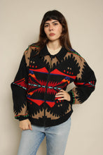 1990s Pendleton Southwestern Wool Zip Up Jacket Made In The USA