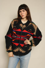 1990s Pendleton Southwestern Wool Zip Up Jacket Made In The USA