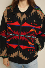 1990s Pendleton Southwestern Wool Zip Up Jacket Made In The USA