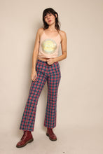 70s Plaid Bell Bottoms