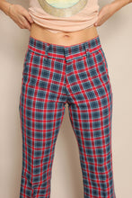 70s Plaid Bell Bottoms