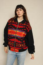 1990s Pendleton Southwestern Wool Zip Up Jacket