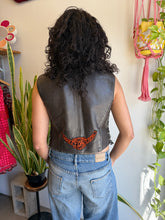 80s Harley Davidson Leather Vest