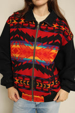 1990s Pendleton Southwestern Wool Zip Up Jacket