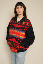 1990s Pendleton Southwestern Wool Zip Up Jacket
