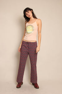 70s Chevron Striped Pants