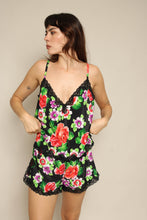 1990s Victoria's Secret Gold Label Floral Pajamas Set