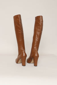 70s Brown Gogo Boots