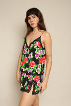 1990s Victoria's Secret Gold Label Floral Pajamas Set