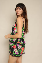1990s Victoria's Secret Gold Label Floral Pajamas Set