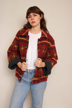 90s Cross Print Southwestern Jacket