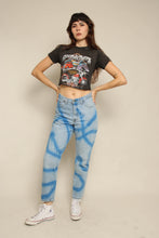 1990s Lightning Bolt Airbrushed Express Jeans