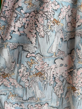 70s Goddess & Butterfly Print Dress