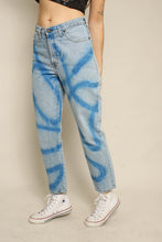 1990s Lightning Bolt Airbrushed Express Jeans