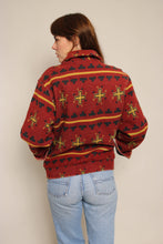 90s Cross Print Southwestern Jacket