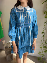 70s Calico Prairie Mini Dress