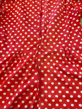 70s Polka Dot Mini Dress - S