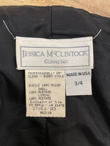 80s Jessica McClintock Bubble Dress