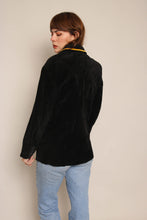 90s Suede Lace Up Blazer