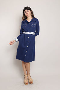 60s Accent Pocket Dress