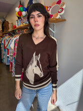 70s Horse Portrait Sweater