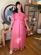 ❤️ 80s Powder Room Victorian Dress