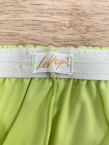 60s Chartreuse Nightgown Set