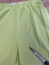 60s Chartreuse Nightgown Set