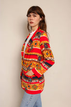 90s Novelty Print Western Blazer