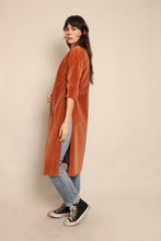 60s Rust Velvet Duster