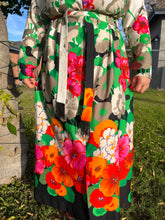 70s Floral Maxi Dress