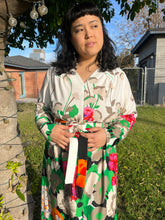 70s Floral Maxi Dress