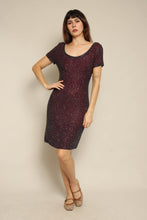 1990s Purple Beaded Sugar Plum Fairy Cocktail Dress