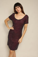 1990s Purple Beaded Sugar Plum Fairy Cocktail Dress