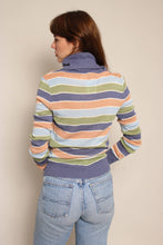 70s Striped Turtleneck Sweater