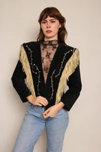90s Tony Lama Suede Fringe Jacket
