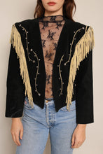 90s Tony Lama Suede Fringe Jacket