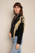 90s Tony Lama Suede Fringe Jacket