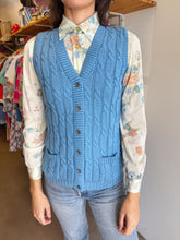 70s Cable Knit Sweater Vest