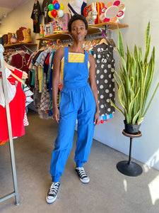 80s Blue Overalls