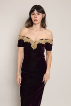 90s Velvet Sweetheart Dress